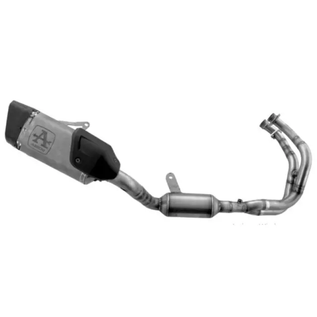 71231Ptz Arrow Exhaust  Competition Full Exhaust, Titanium With Stainless For Yamaha Yzf-R7 21-25 1