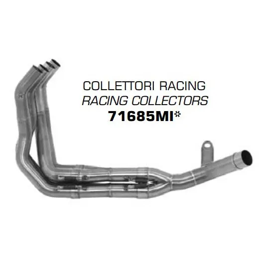 Arrow Kawasaki Z900rs 18-24 Stainless Steel Collectors Without Catalyst For Original And Arrow Silencers 71685Mi 1