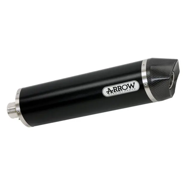 Arrow Bmw F 800 R '09 Homologated Aluminium Dark Race-Tech Silencer With Carbon End Cap 71746Akn 1