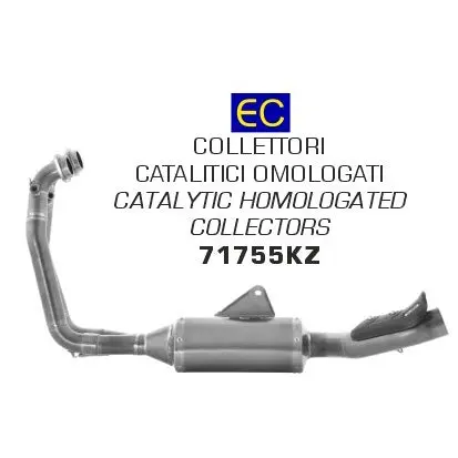 71755Kz  Arrow Catalytic Homologated Collector For Aprilia Rs660 2020-2025 1