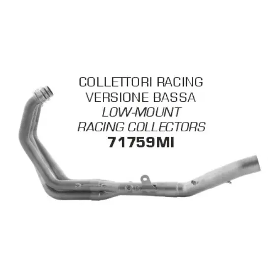 Arrow Low Version Racing Stainless Steel  Collector Yamaha Mt-09 21-23  71759Mi 1