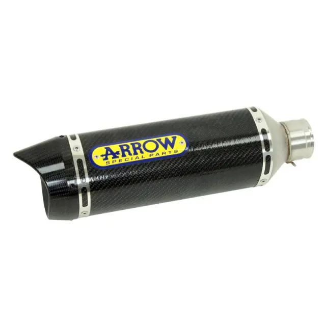 Arrow Homologated Carbon Thunder Silencer With Carbon End Cap For Arrow Collectors  Yamaha Mt 09 2013+  71812Mk 1