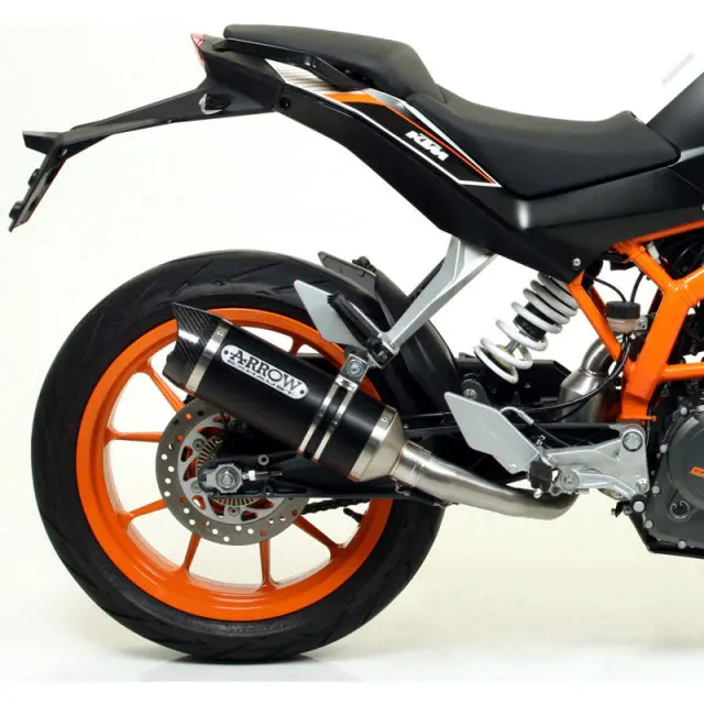 71813Akn  Arrow Street Thunder Exhaust, Aluminium For Ktm Rc 125 / Rc 390 Duke 390 13-16 1