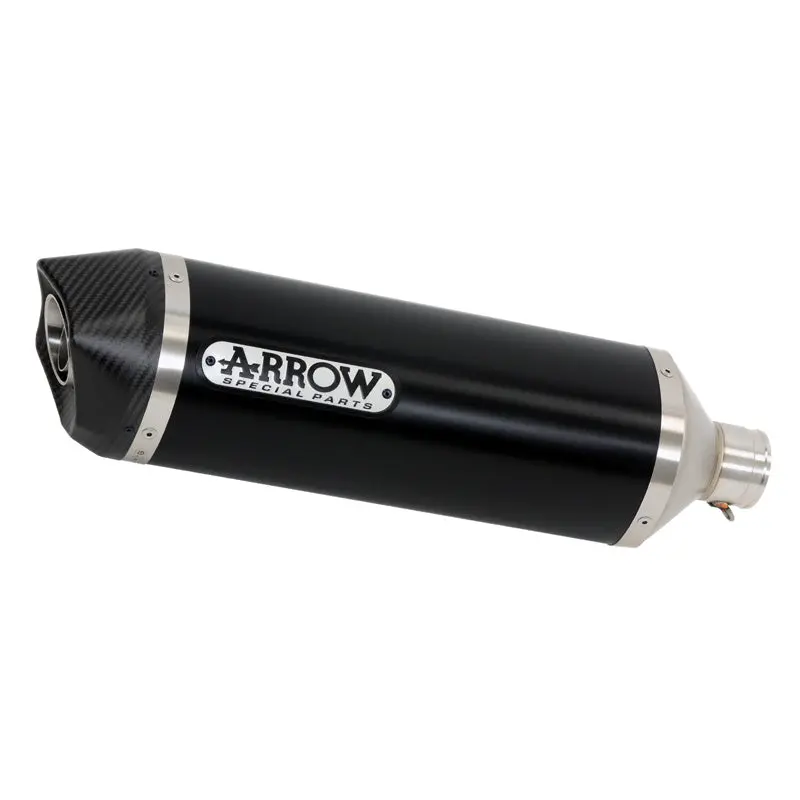 Arrow Ktm 1290 Super Duke R '14-'16 Homol. Black Aluminium Race-Tech Silencer With Carbon End Cap For Original Collectors 71820Akn 1