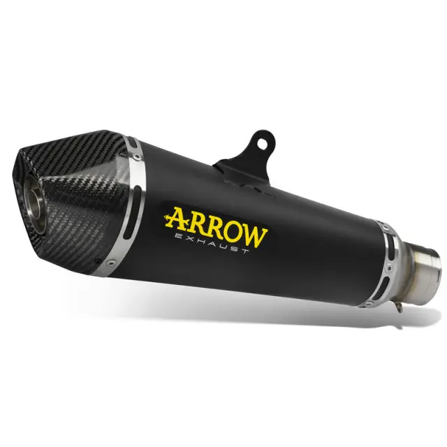 Arrow X-Kone Slip-On Exhaust, Nichrome Dark For Kawasaki Z650 2017-2020 71854Xkn 1