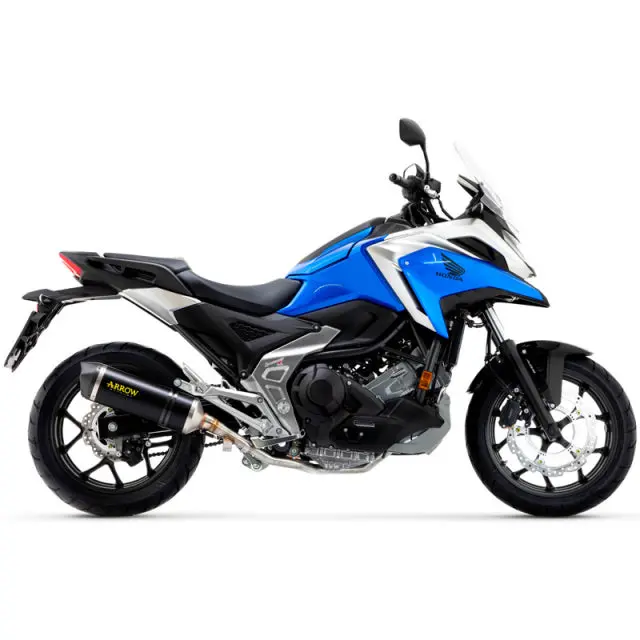Arrow Honda Nc 750X '21 Homologated Aluminum Dark Race Tech Silencer With Carbon Endcap 71933Akn 1