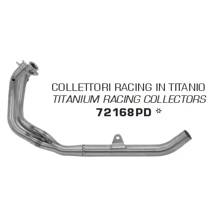 72168Pd Arrow  Titanium Racing Collector For Honda Crf1100l 2020-2023 1