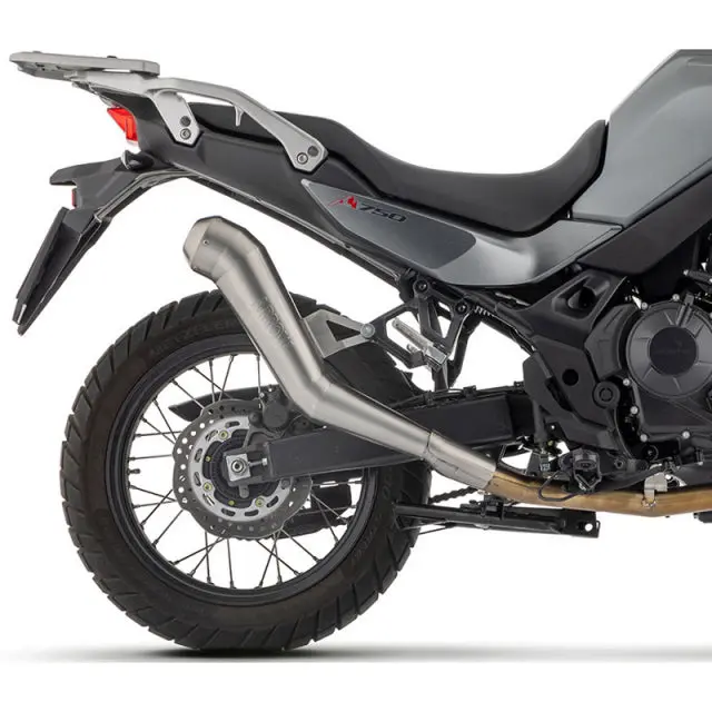 72002Dr Arrow 72002Dr Dakar Replica Racing Exhaust, Nichrome For Honda Xl750 Transalp 23-24 1