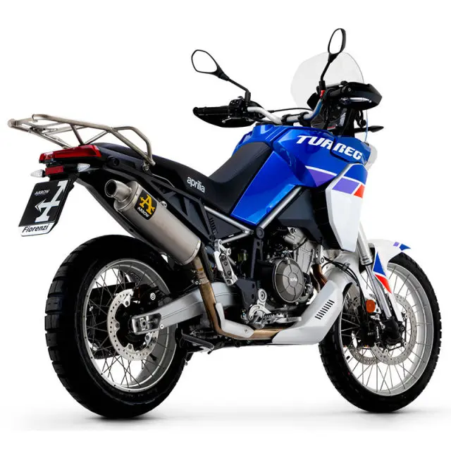 Arrow Aprilia Tuareg 660 22-24 Homologated Titanium Indy Race Silencer With Welded Linkpipe 72637Po 1