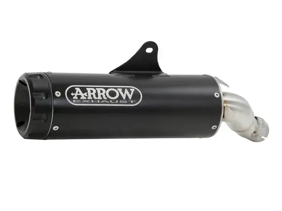 Arrow Kawasaki Z900rs 22-24 Nichrom Dark Homologated Rebel Silencer With Aluminium Black End Cap For Original Or Arrow Collectors 74506Rbn 1
