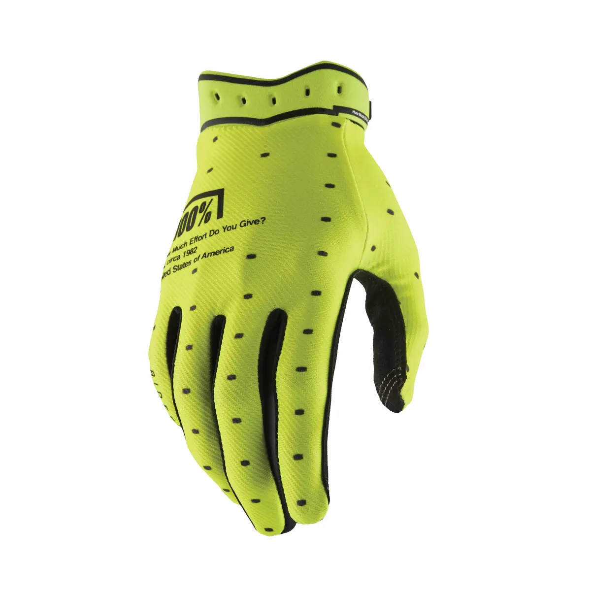 Ridefit Gloves Flo Yellow Lg 1