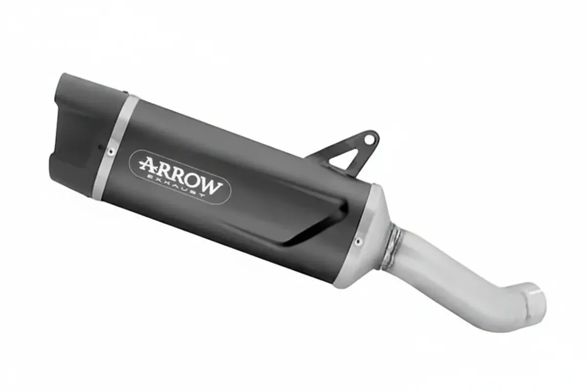 Arrow 71986Akn Indy Race Evo Exhaust, Aluminum Dark For Z900   Kawasaki 2025 71986Akn 1