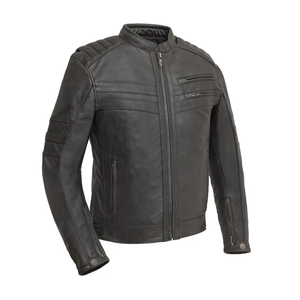 Biturbo - Men's Leather Motorcycle Jacket 1