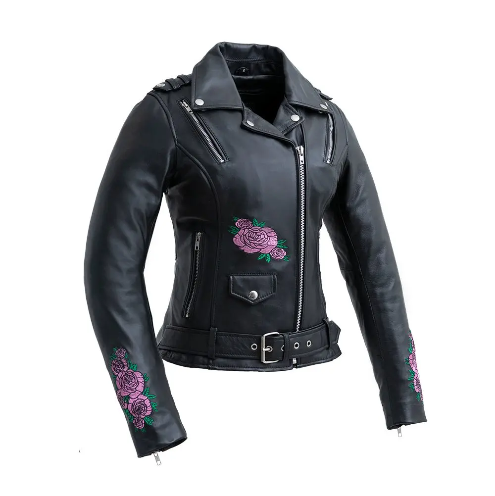 Bloom - Women's Motorcycle Leather Jacket 1