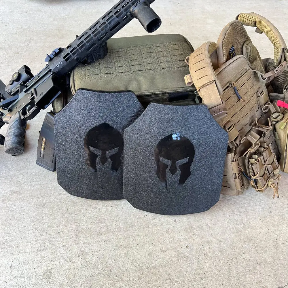 Spartan Level Iii+ Ar550 Steel Body Armor (Set Of 2) 1