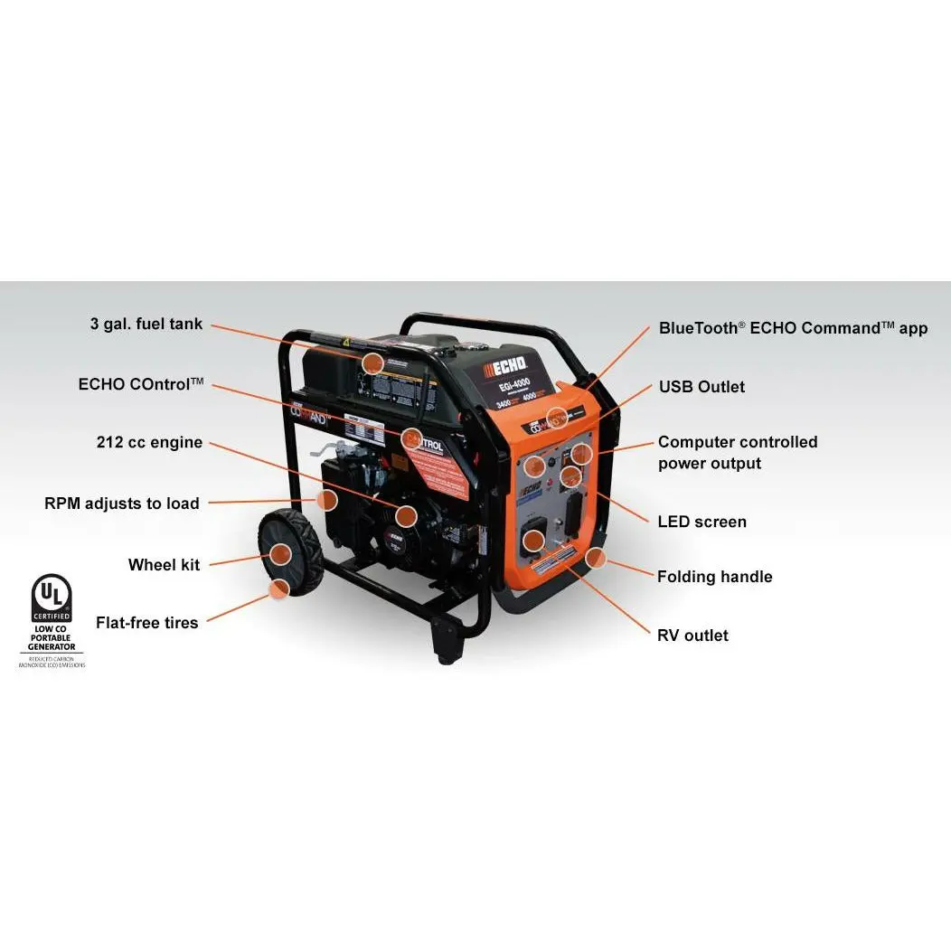 Echo Egi-4000 Inverter / Generator 1