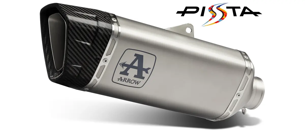 Arrow Aprilia Rsv4 1100 Factory Titanium Link Pipe+Titanium Pista Silencer With Carbon End Cap And Db Killer 71004Pt 1
