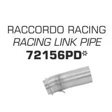 Arrow Ktm 690 Smc R/Enduro R'19 Racing Steel Link Pipe For Arrow Exhaust And Original Or Arrow Collectors 72156Pd 2019-2024 1