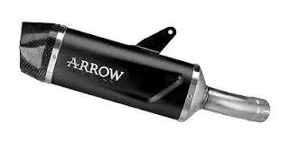 71987Akn  Arrow Indy Race Evo Aluminium "Dark" Silencer With Carby End Cap Kawasaki Ninja 1100 Sx 2025 1