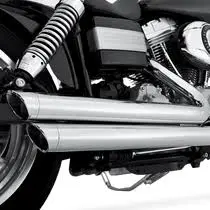 In Stock Vance & Hines Big Shots Staggered Exhaust System - Chrome 17959 1