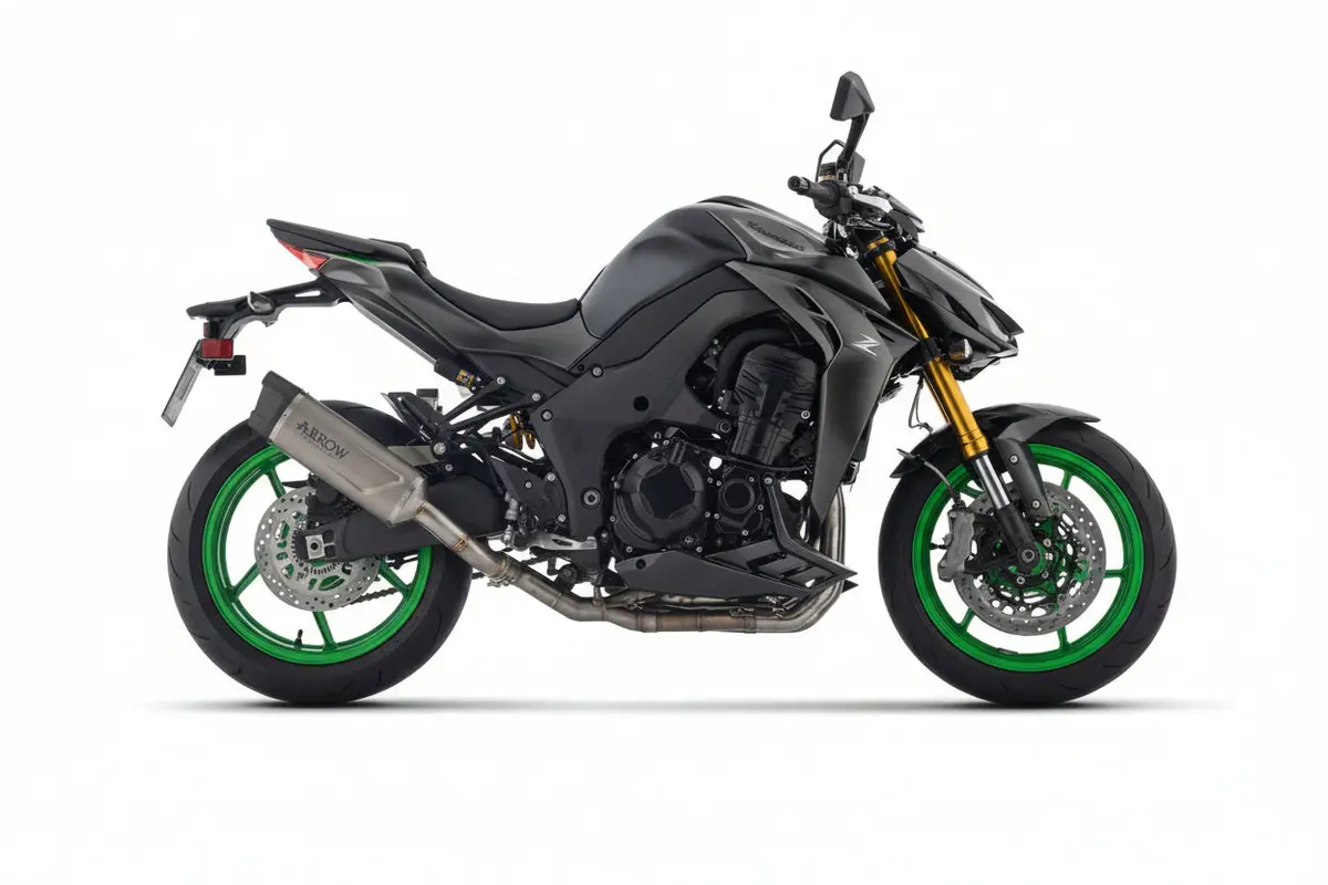 Arrow Kawasaki Z1100 / Z1100se E5+ 25/26 Indy Race Evo Titanium Exhaust - 77507Pk 1