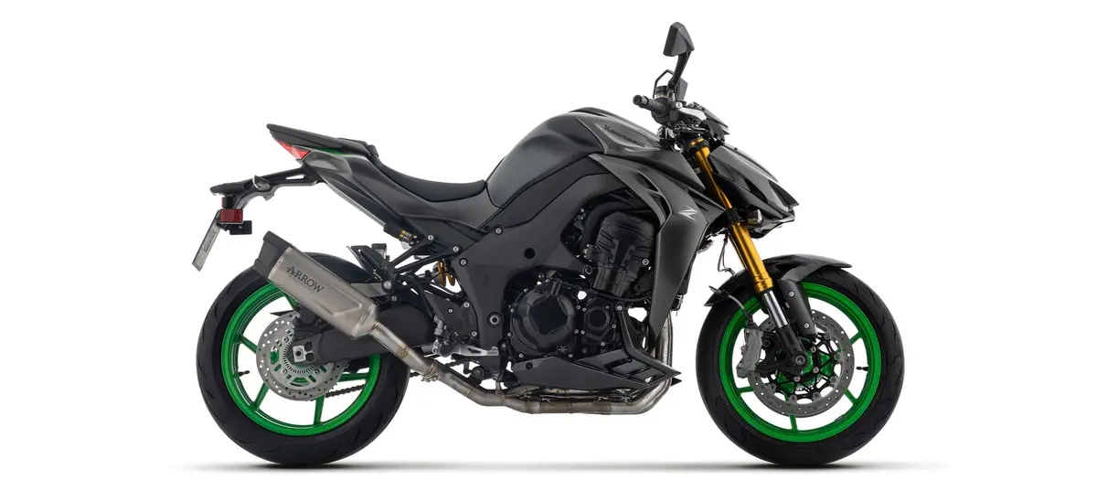 Arrow Kawasaki Z1100 / Z1100se E5+ '25/'26 Indy Race Evo Aluminium Dark Exhaust - 77507Akn 1