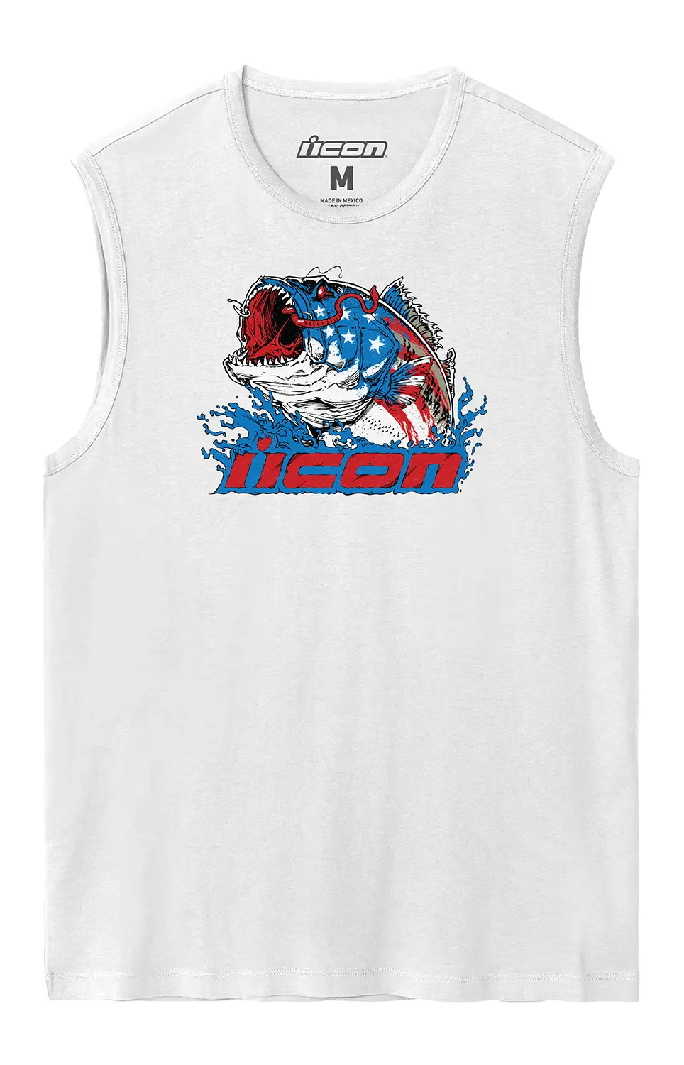 Icon American Basstard™ Tank Top - White - Medium 3030-24079 1