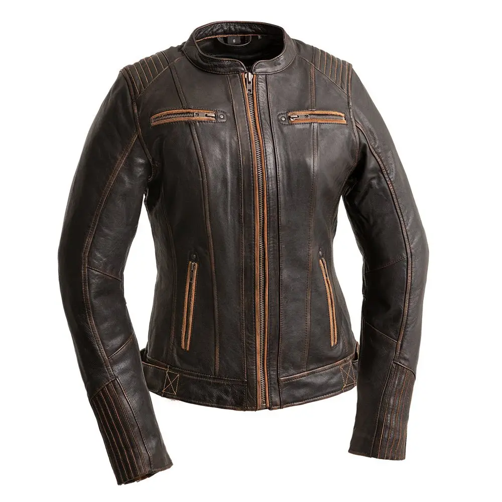 Electra - Women's Motorcycle Leather Jacket 1