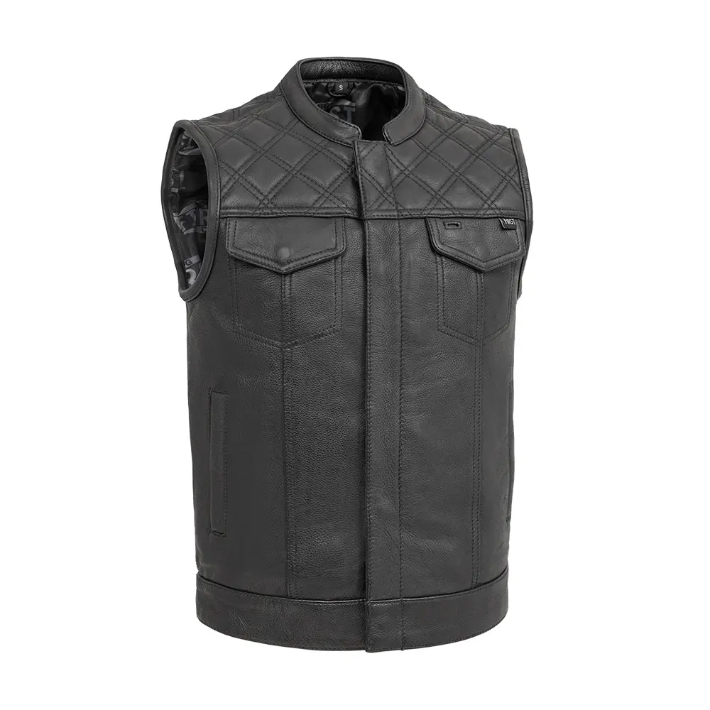Fmco Men's Signature Leather Vest 1