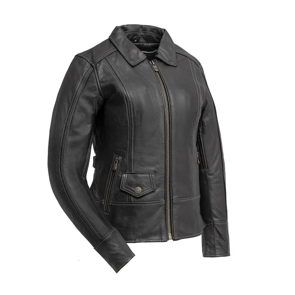 Free Spirit - Women's Motorcycle Leather Jacket 1
