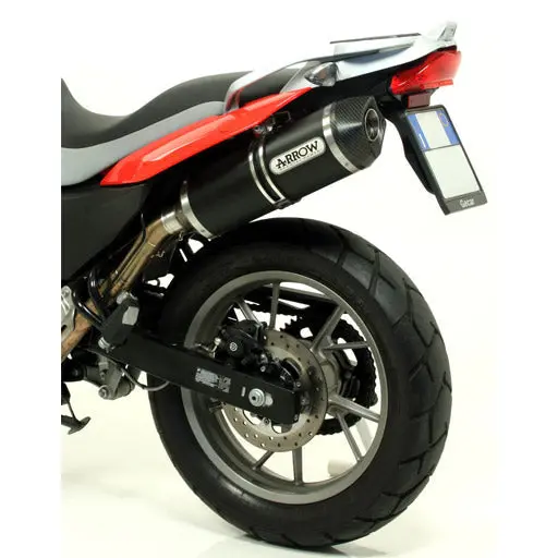 In Stock Open Box Arrow Bmw G 650 Gs '11/16 Homologated Aluminium Dark Race-Tech Silencer For Arrow Mid Pipe 72615Akn 1