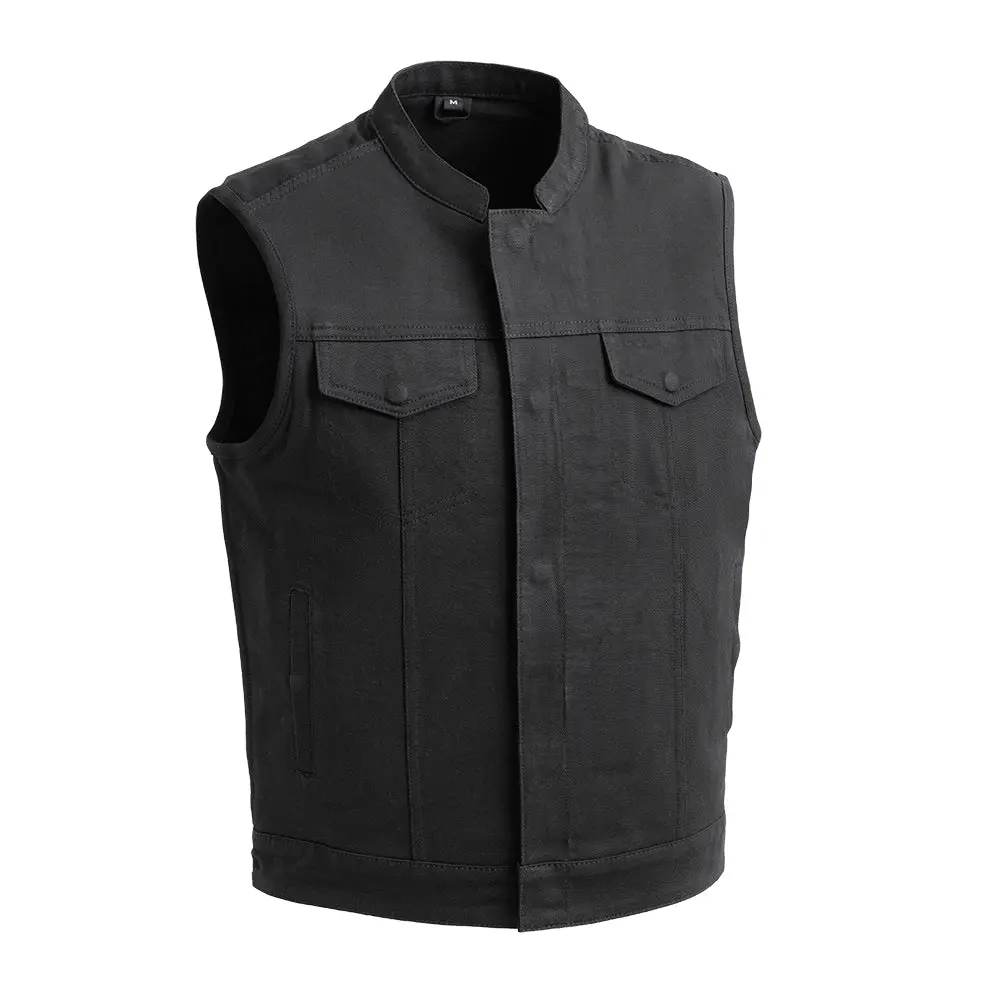 Havoc Men's Motorcycle Twill Vest 1