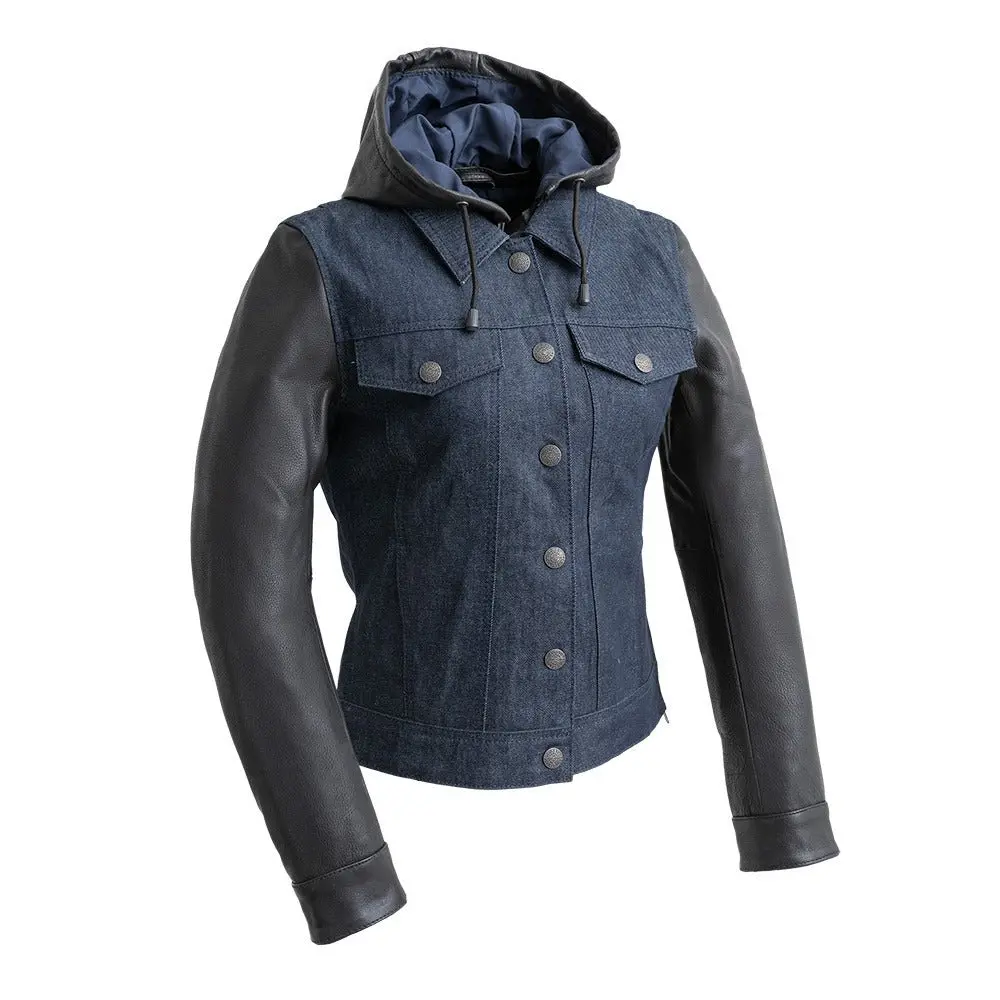 Holli - Motorcycle Denim/Leather Jacket 1