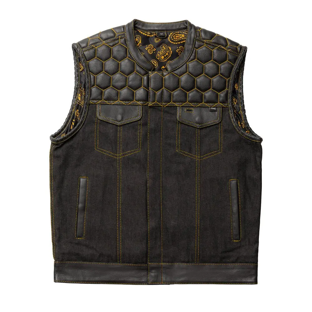 Hornet - Men's Denim Motorcycle Vest - Limited Edition 1