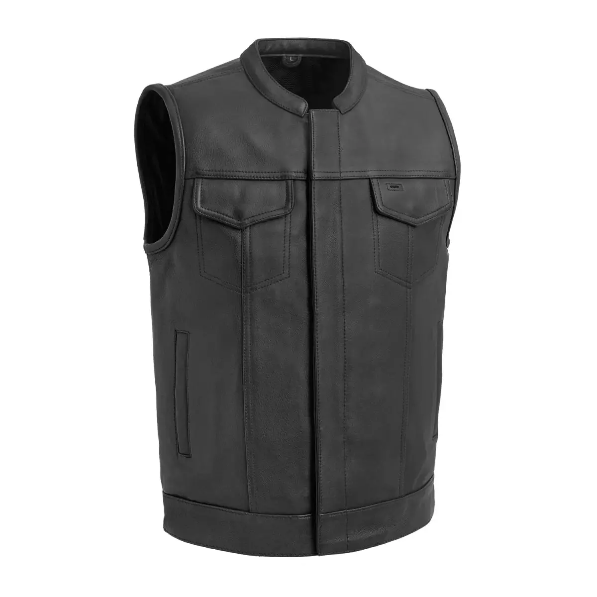 Hotshot Men's Motorcycle Leather Vest 1