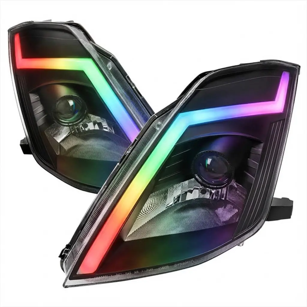 Ntxglow Rgb Headlights (2003 - 2005 Nissan 350Z) 1