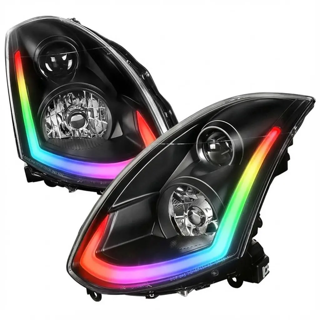 Ntxglow Rgb Headlights (2003 - 2007 Infiniti G35 Coupe) 1