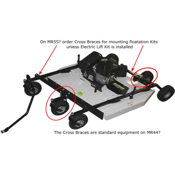 Kunz Cross Brace For Mr55 Series Rough Cut Mowers 1