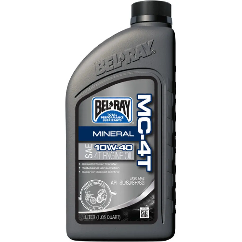 Bel-Ray Mc-4T Mineral Oil - 10W-40 99401-Bt1la 1