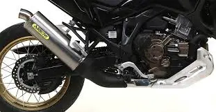 72625Po Arrow Crf1100l Africa Twin 2020-2025  Maxi Race-Tech Titanium Exhaust For Original Collectors 1