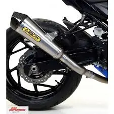 71776Xki Arrow Gsr 750 11-16/Gsx-S 750 17-25  Homologated Steel X-Kone Silencer With Carbon End Cap + Link Pipe For Original And Arrow Collec. 71776Xki 1