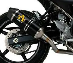 71846Akn  Arrow Race-Tech Exhaust, Aluminum Dark For Suzuki Sv650 2016-2024 1