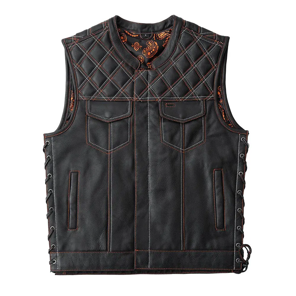 Jack - Men's Leather Motorcycle Vest 1
