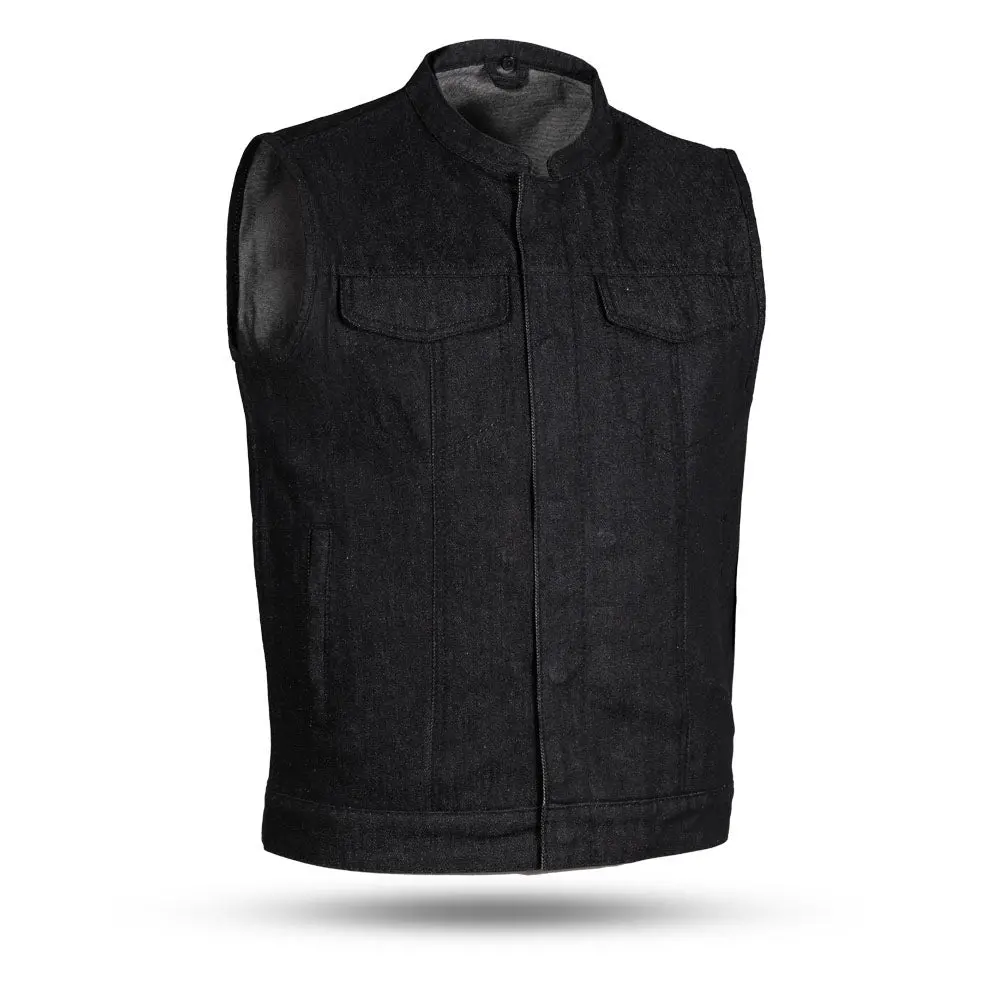 Kershaw Men's Motorcycle Denim Vest 1
