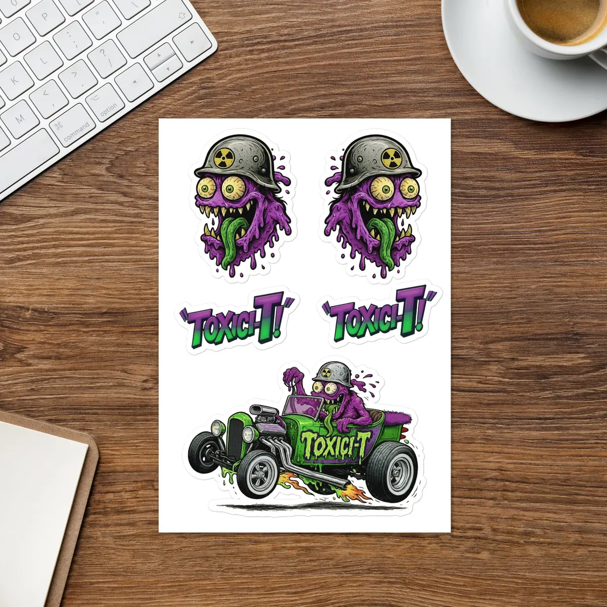 "Toxici-T!" Sticker Sheet 1