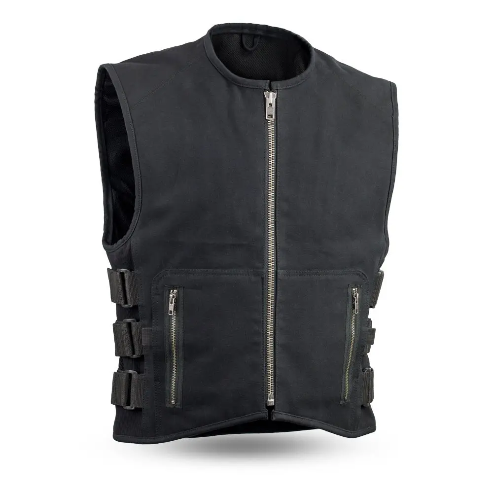 Knox - Men's Motorcycle Swat Style 20Oz. Canvas Vest 1
