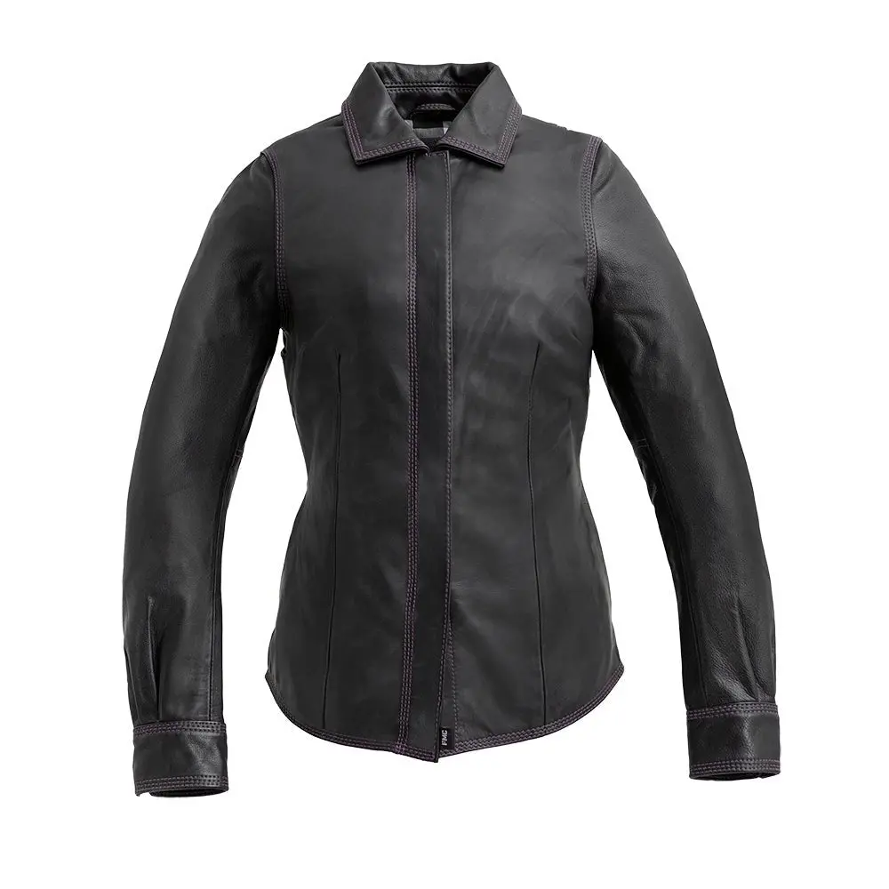 Leela Women's Motorcycle Leather Shirt - Limited Edition 1