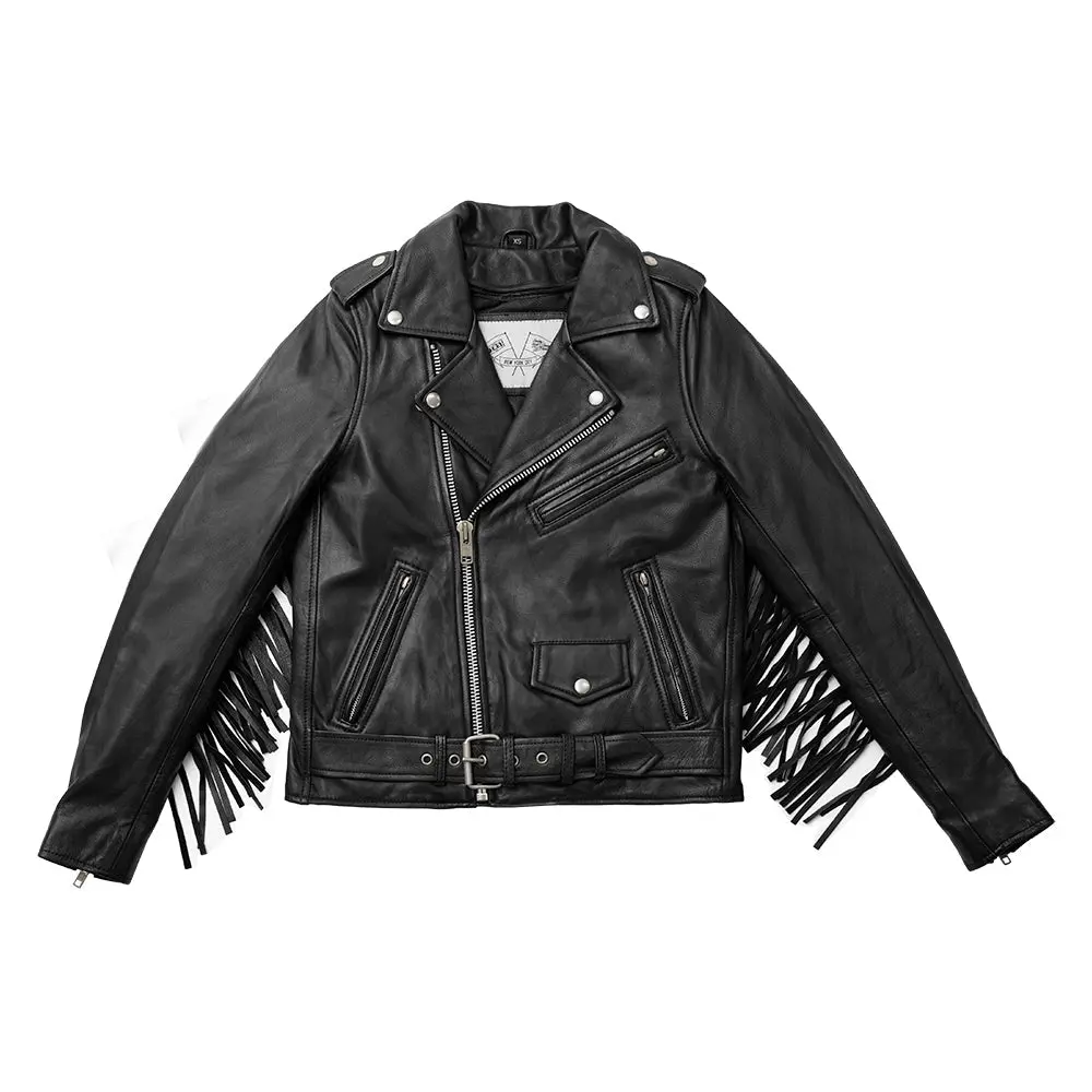 Lesley - Women's Motorcycle Leather Jacket - Bhbr 1