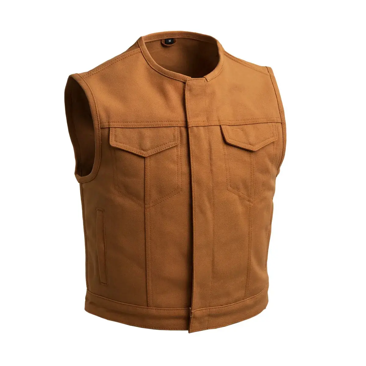 Lowside Men's Motorcycle Canvas Vest 1