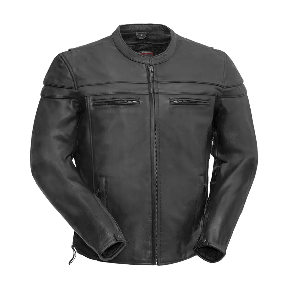 Maverick Men's Motorcycle Leather Jacket 1
